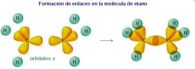 .y la unión de dos carbonos a través de un enlace simple en la molécula de etano 3 3 etano Una de las principales características del
