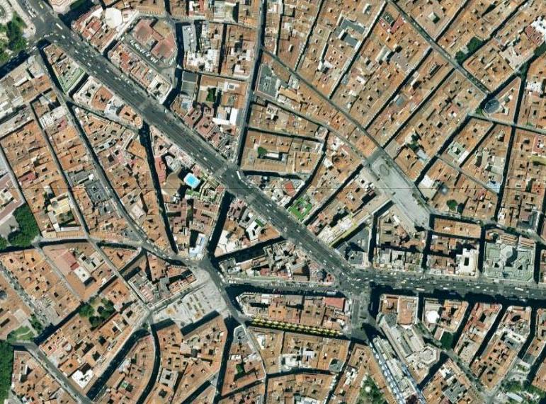 1. MORFOLOGÍA URBANA: La estructura urbana. Transformaciones Casco antiguo: Epoca industrial: Desaparición muralla. Apertura nuevas plazas y grandes vías.