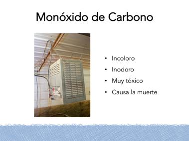 Los calentadores sin ventilación y los sistemas de limpieza a presión emiten monóxido de carbono.