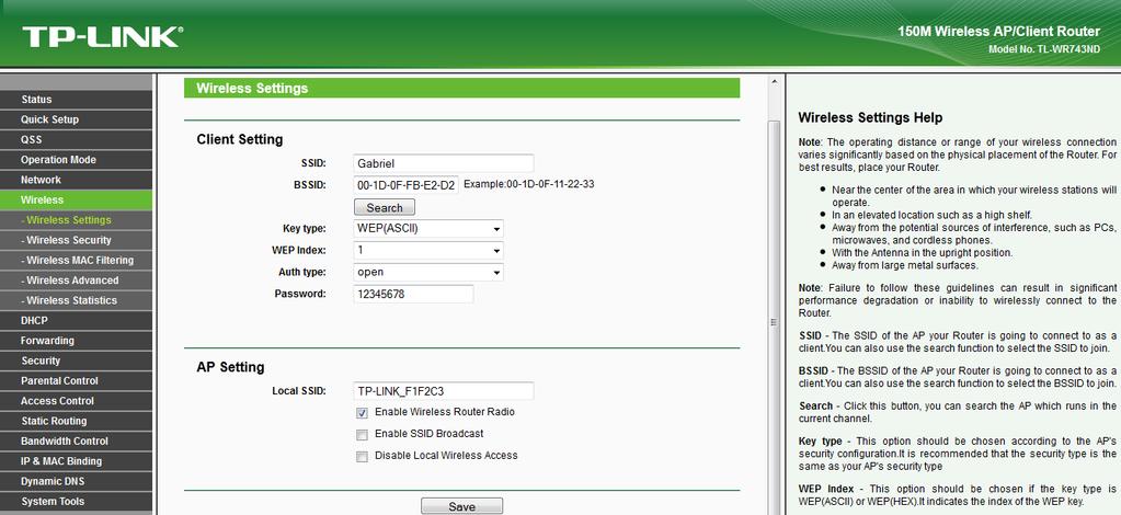 Configuración de un router de acceso inalámbrico TP-LINK, utilizando un simulador. http://www.