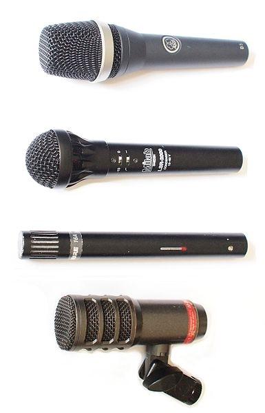 Micrófonos Elementos diferenciadores: Imagen de Michielderoo publicada en Wikimedia