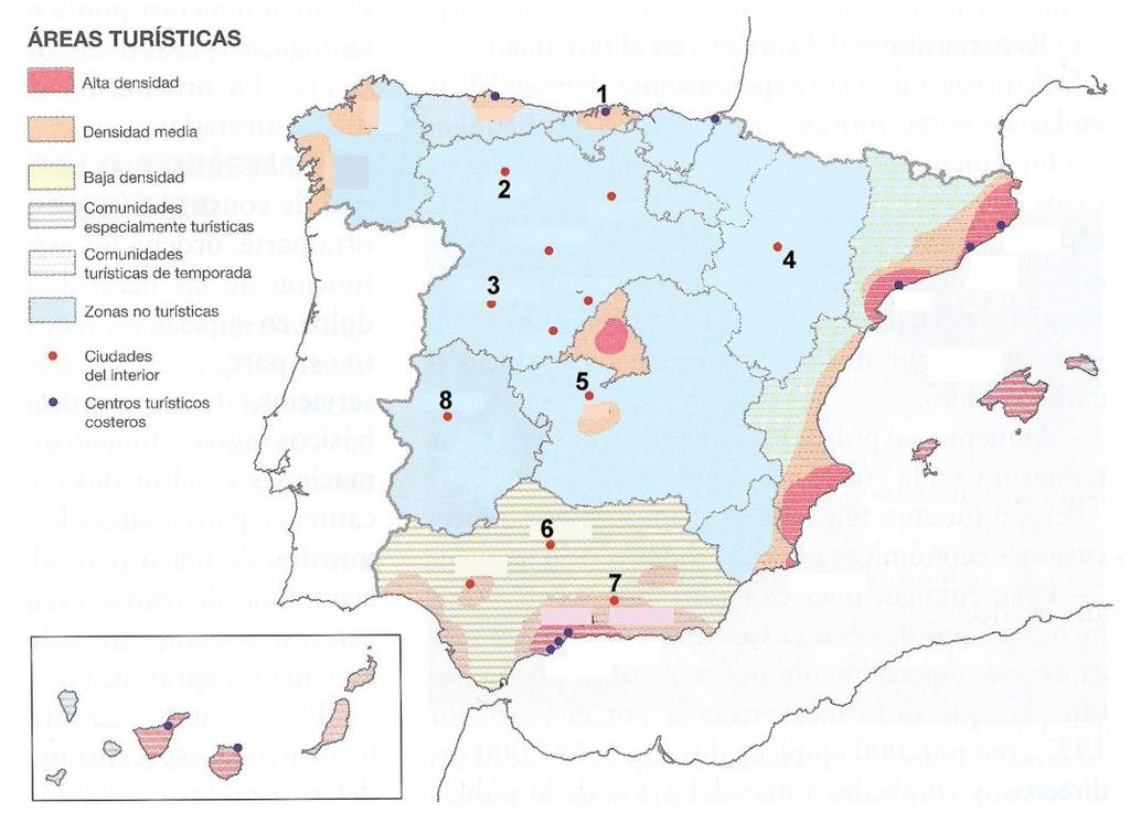 Practica nº 4 (2008) 2 En la figura siguiente se representa un mapa con las regiones costeras españolas.