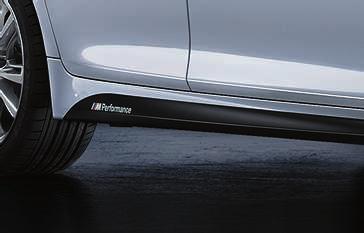 diseño del vehículo. Spoiler trasero BMW M Performance Imagen de alta tecnología elegante y deportiva.
