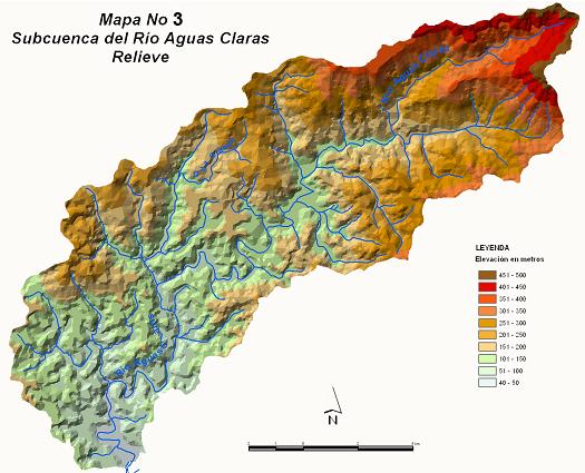 C. Características Fisícas de las Subcuencas Subcuenca del río Aguas Claras La subcuenca del río Aguas Claras se localiza al norte de la región oriental de la Cuenca del Canal, pertenece al sistema