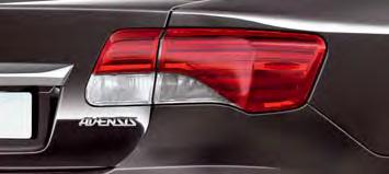 Acabados de la gama Avensis Comfort 16 Características del interior Control