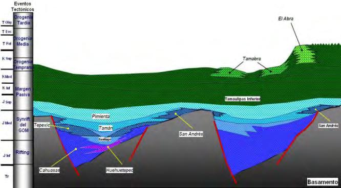 Depósitos clásticos en aguas profundas Paleoceno - Eoceno 6