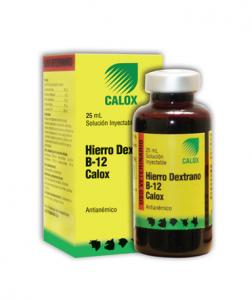 Hierro Dextrano B-12 Hierro Dextrano Calox, solución inyectable