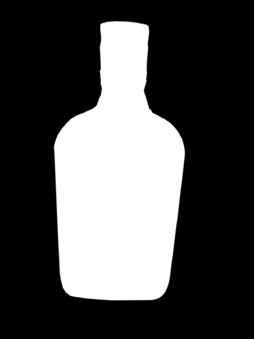 1/2 Botella de whisky Black & White 375
