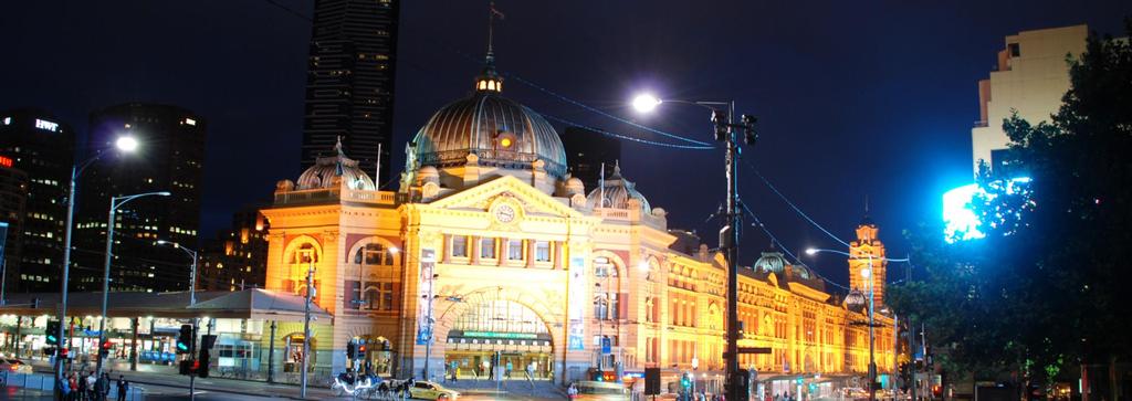 Flinders St Station, Melbourne.