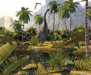 Hábitat Durante la época en la que vivieron los dinosaurios, el clima cambió mucho.