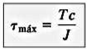 Por lo tanto, para toda la sección transversal se tiene: La integral depende sólo de la geometría del eje.