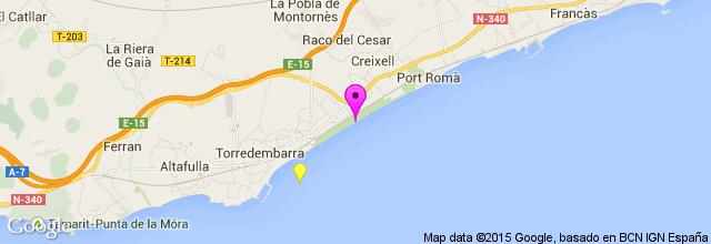 Xarxa Natura 2000 de les costes de Tarragona es un entorno paisajístico de Torredembarra en Costa Dorada.