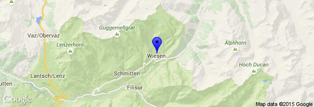 Wiesen La ciudad de Wiesen se ubica en la región Grisones de Suiza.