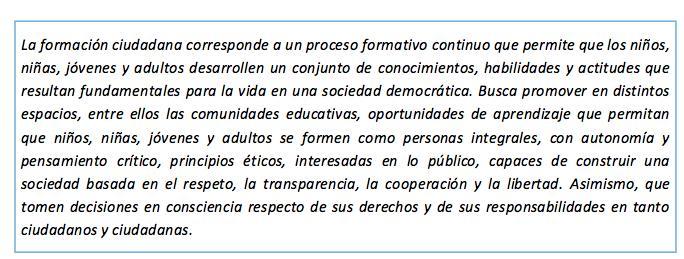 A.2.- Fundamentación ESCUELA BÁSICA MUNICIPAL Qué es el plan de formación ciudadana? A.