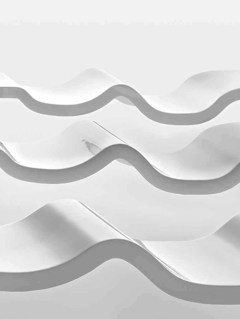 Stripe 239 Design Gabriele Pezzini 2007 Una serie di curve a formare un onda e una serie di onde a formare un mare.