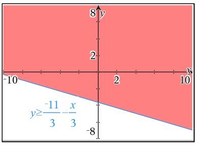 Si sumamos a 4 + x: 7 + x < 3 y 11 + x y al dividir entre 3 obtenemos: 7 3 1 3 x > y 11 3 1 x x Observe que como 3 < 0 entonces las desigualdades se cambian de dirección.
