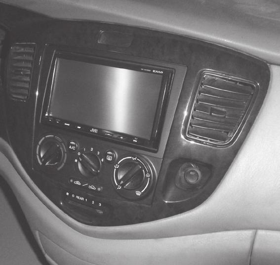 INSTALLATION INSTRUCTIONS FOR PART 95-7502 KIT FEATURES Double DIN head unit provision Painted Matte Black APPLICATIONS Mazda MPV 2000-2006 95-7502 Table of Contents Dash Disassembly.