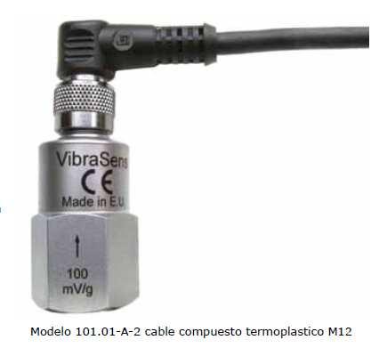17 Uno de los acelerómetros utilizados para este tipo de aplicación es el acelerómetro piezoeléctrico con sellado hermético, modelo 101.