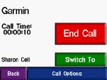 Cómo Utilizar las Funciones Manos Libres Uso de la función de llamada en espera Nota: Si el teléfono no admite llamada en espera a través de