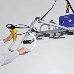 VacuMaster Basic Asa de manejo ergonómica Válvula de deslizamiento manual a prueba de fallos de manejo mediante enclavamiento