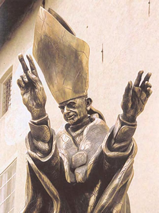 Sacro Monte de Varese 1984 Con este monumento Pablo VI fue glorificado por sus 3 virtudes masónicas: su traición contra CRISTO, SU IGLESIA Y LOS PUEBLOS