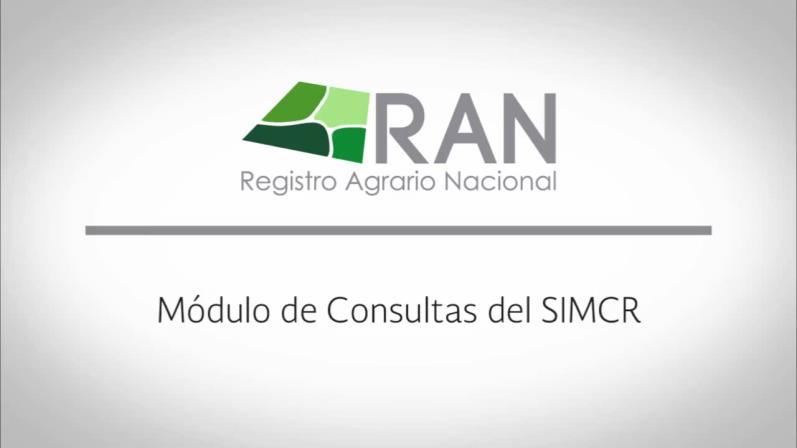 El SIMCR es el motor transaccional del RAN: Integrado por todas las tareas de los 62 trámites que pueden ser solicitados al RAN y que están registrados en el Catalogo Nacional de Trámites.
