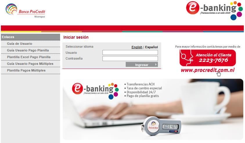 GUÍA PARA LA APLICACIÓN DE PAGOS MÚLTIPLES ACH EN E-BANKING