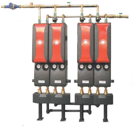 OSKARº - Mòduls hidràulics: Estacions de producció d ACS TWKK Escalfador en cascada d aigua calenta sanitària de fins a quatre fases