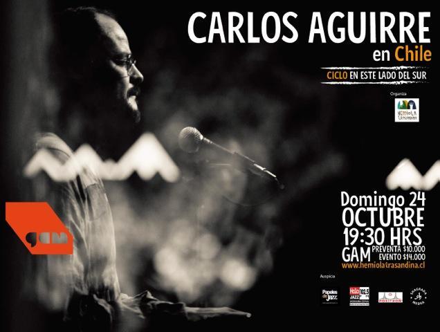 Agrupación SCALANDRUM 23 de octubre en la Plaza de Armas de Santiago CARLOS AGUIRRE 24 de octubre, 19:30hs.
