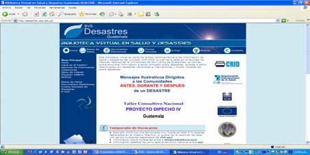 Guatemala Universidad de San Carlos (USAC) Biblioteca de la Facultad de Medicina http://desastres.usac.
