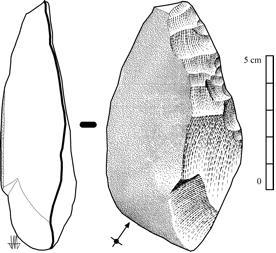 1. Paleolítico Para fabricar sus herramientas utilizaban fundamentalmente piedra y huesos.