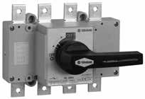 TemSwitch Interruptores seccionadores para aplicaciones especiales Interruptores seccionadores para aplicación en fotovoltaica In (A) Po