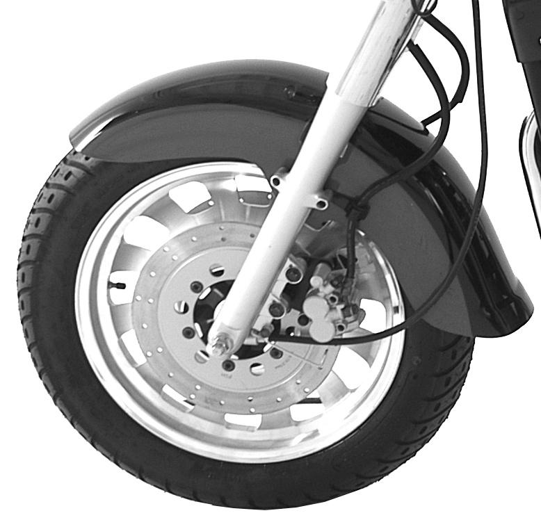 También es importante inspeccionar algún daño en los rines antes de utilizar la motocicleta.