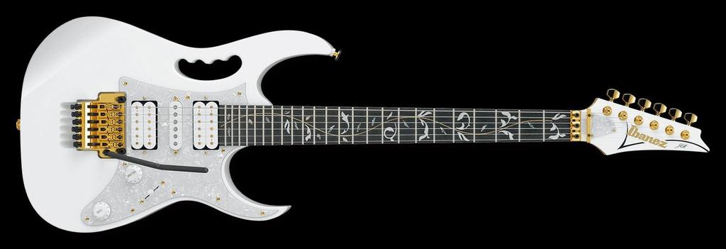 2. Ibanez JEM Ibanez JEM es una guitarra eléctrica fabricada por Ibanez y producida desde 1987. Su más notable usuario y co-diseñador es Steve Vai.