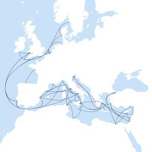 Lineas Euro-Aegean y Euro-Med: Transporte Ro-Ro, Coches y Contenedores en Norte Europa y Mediterráneo Salen de Valencia con frecuencia semanal, buques car-carrier y multi-purpose que conectan los