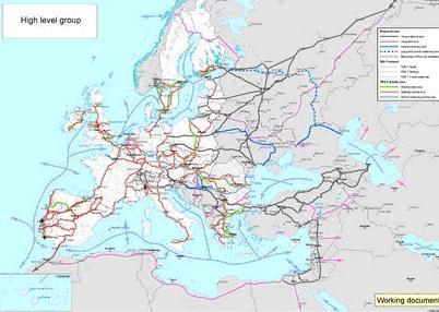 esos puertos y los situados en países no europeos con una línea de costa en los mares ribereños que rodean Europa.