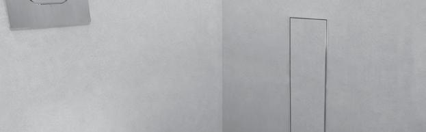 Nuevo 187 Hornacina de pared para tabique ligero o pared convencional Material base: Acero inoxidable escobillero empotrado & almacenaje blanco Formato: 595x145 mm Acabado: Blanco / RAL 9016 :