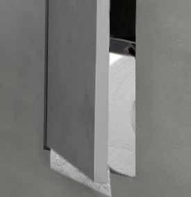 Hornacina de pared para tabique ligero o Formato: 150x300x140 mm Material base: Acero inoxidable Incluye