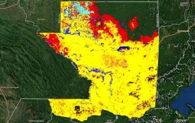 Áreas subnacionales REDD+ Línea Base de Deforestación TBN elaborada y en proceso de elaboración Sarstún Motagua