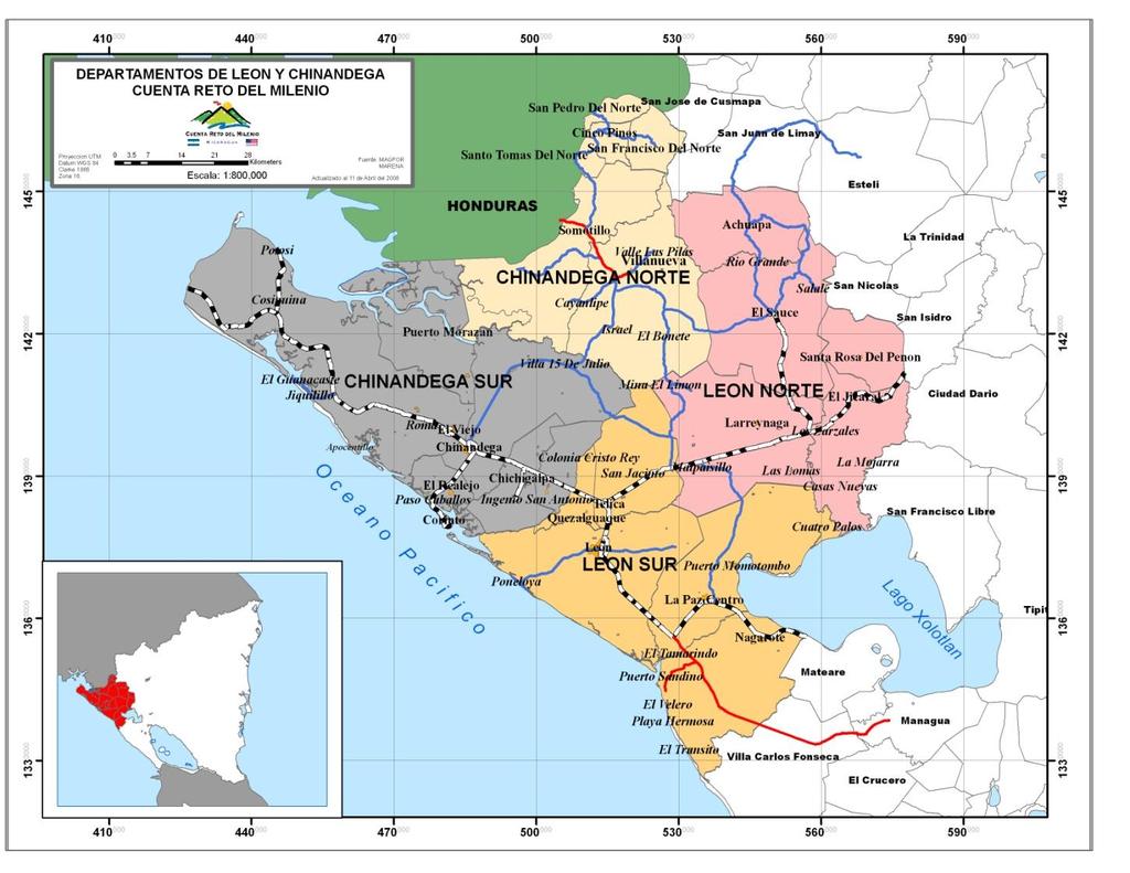 Municipios: 23 Extensión Territorial: 9,960.