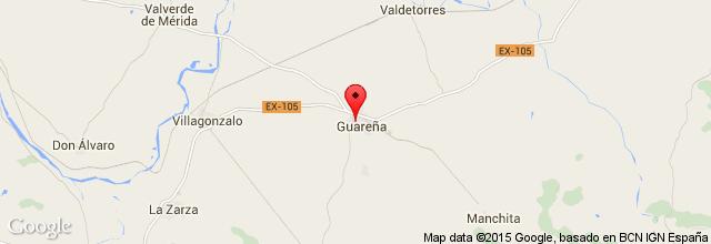 Guareña La población de Guareña se ubica en la región Badajoz de España.