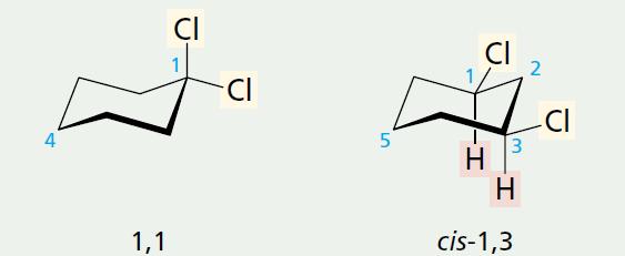 Ciclohexanos Disustituidos Ciclohexano Disustituidos, Aquirales, 1,1- y cis- 1,3-