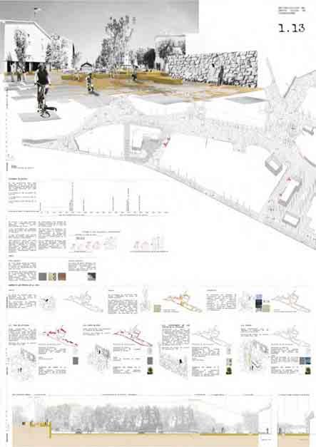 Peatonalización del centro urbano Se convocó un concurso abierto a todos los arquitectos de España para la peatonalización del centro urbano de Torrelodones.