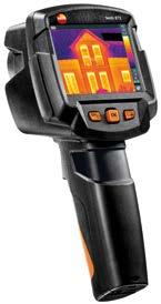 Primera opción para cualquier trabajo de calefacción: Las cámaras termográficas inteligentes Testo. 872: Termografía inteligente con excelente calidad de imagen.