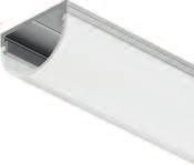 7,5 W/m conveniente sin función de soporte Con el fin de lograr una mejor distribución de la luz, se recomienda esmerilar el borde atrás del panel de vidrio.