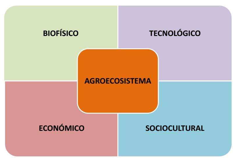 Componentes Los agroecosistemas son diferentes para cada zona ya que son producto de