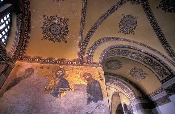 La iglesia bizantina de planta central: Santa Sofía Los mosaicos de