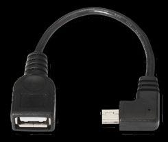 puerto micro USB 2.0 B hembra ó micro USB 2.0 AB hembra > Longitud: 15 cm 10.01.3800 CABLE USB 2.