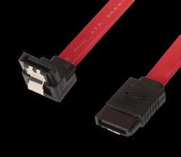 5 M 8433281000827 Cable SATA datos con anclajes para una conexión segura y acodado en un extremo para disco duro u otro dispositivo con interfaz SATA > Conector SATA