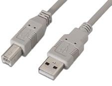0 M 8433281000469 Cable prolongador USB 2.0 con conector tipo A macho en un extremo y tipo A hembra en el otro > Longitud: 1.0, 1.8, ó 3.0 metros > Color: Beige 10.01.0202-BK CABLE USB 2.